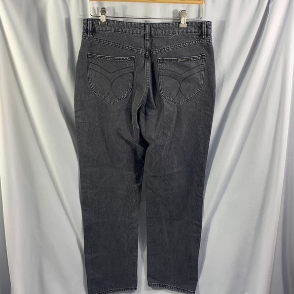Rolla’s Classic Straight Fit Black Wash Jeans Size 30 - Picture 2 of 12